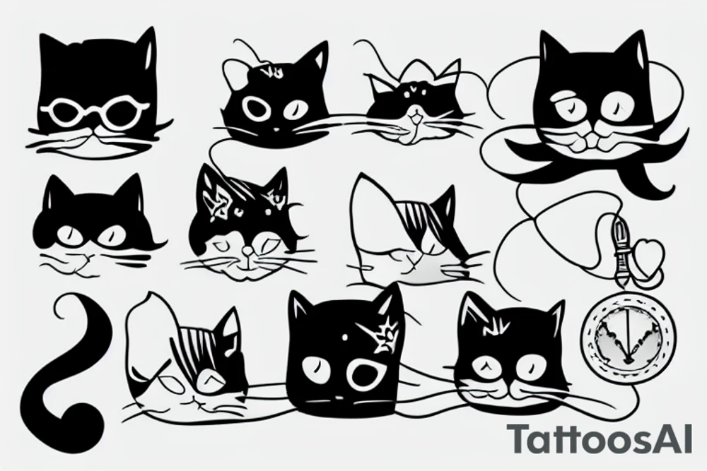 hacker cat tattoo idea