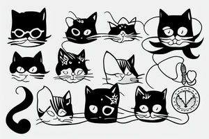 hacker cat tattoo idea