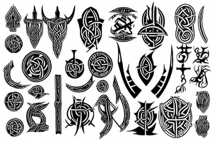 Viking symbol tattoo idea