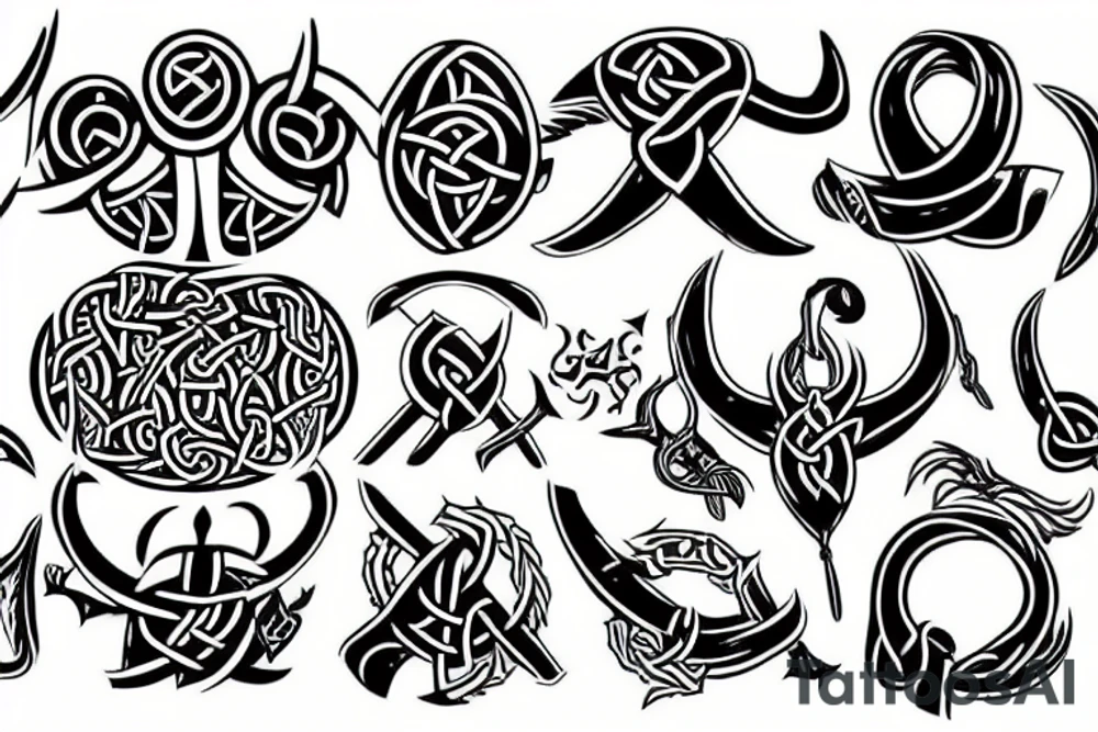 Viking symbol tattoo idea