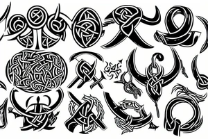 Viking symbol tattoo idea