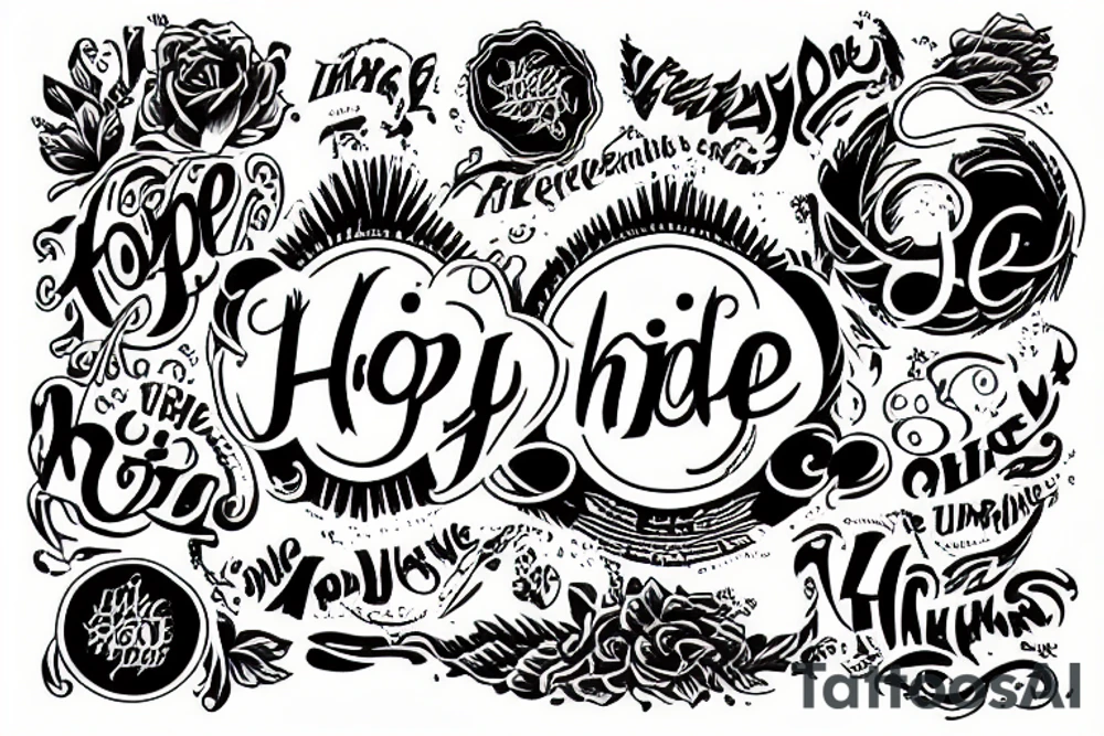 And hope and history rhyme. tattoo idea