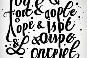 A quote that reads “And hope and history rhyme.” tattoo idea