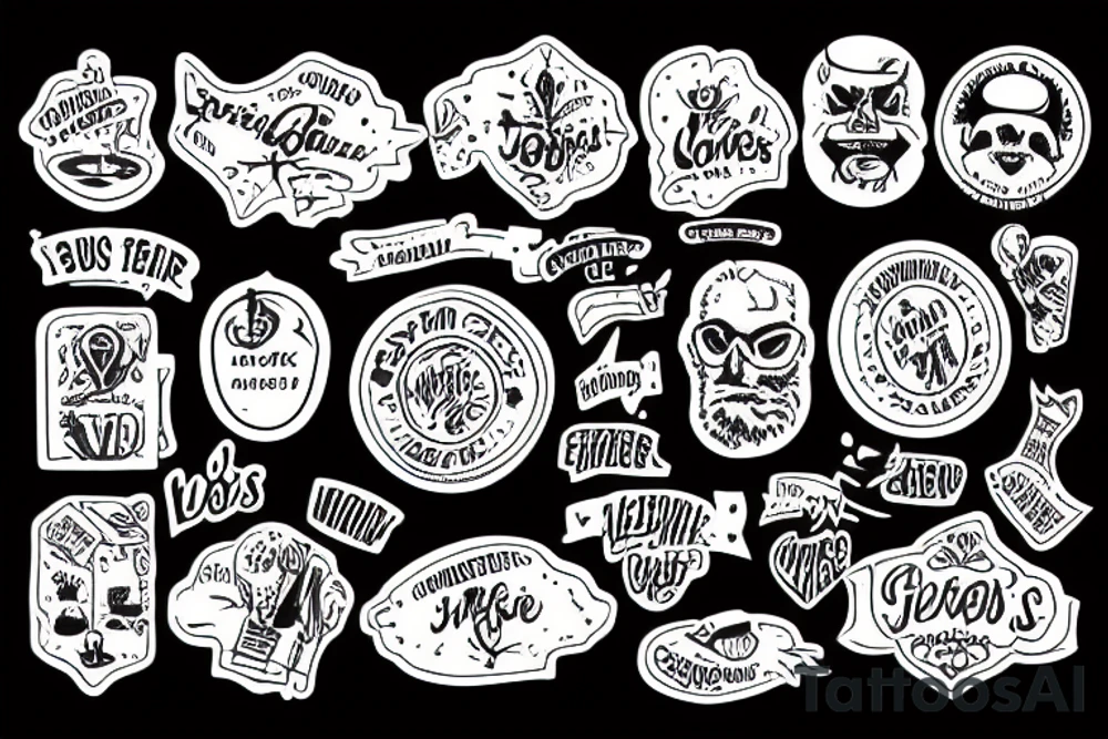 A matchbook with the label go slow Joe’s on it tattoo idea