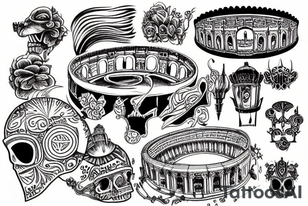 Coliseum tattoo idea