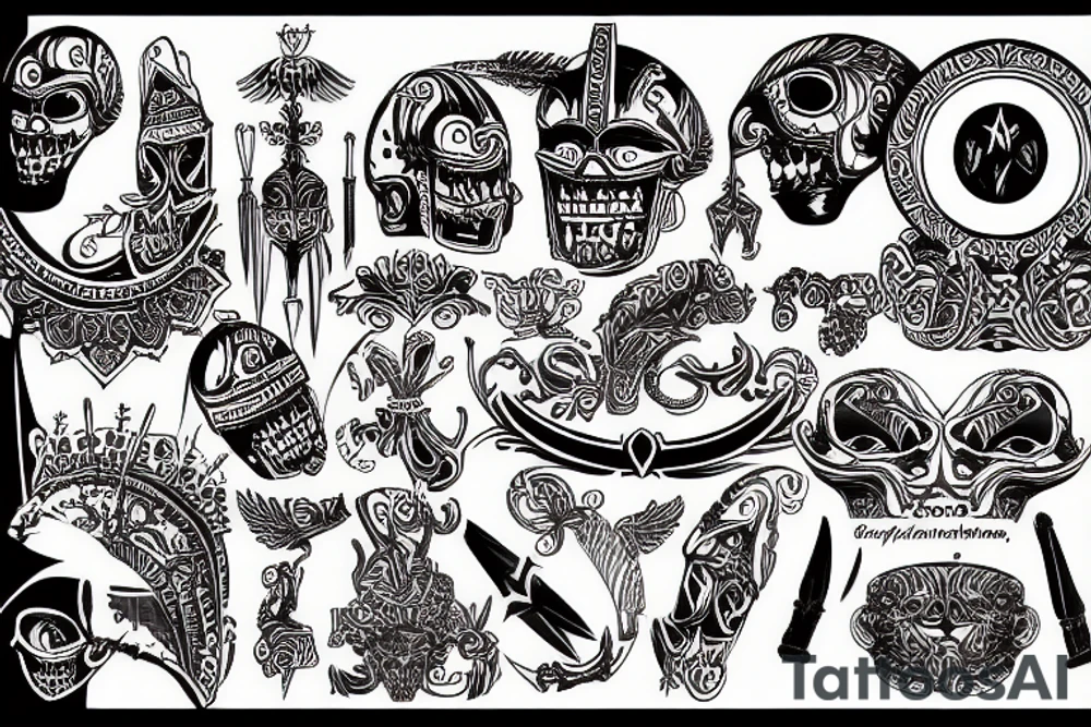 Coliseum sparta tattoo idea