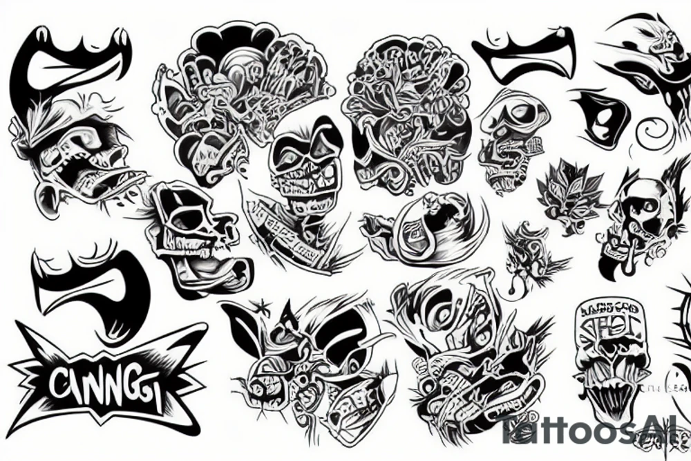 canggu on steroids tattoo idea