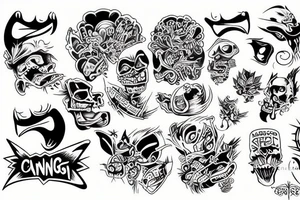 canggu on steroids tattoo idea