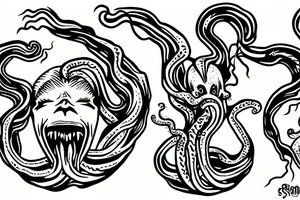 screaming medusa tattoo idea