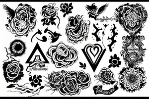 Philosophy nature sky dreaming power love tattoo idea