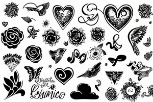 Philosophy nature sky dreaming power love tattoo idea