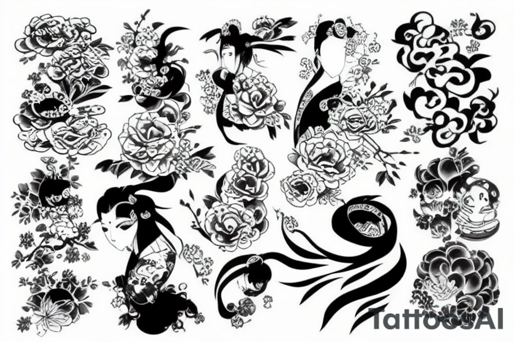japanesse art tattoo idea