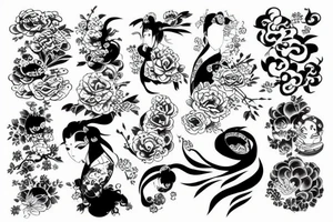japanesse art tattoo idea