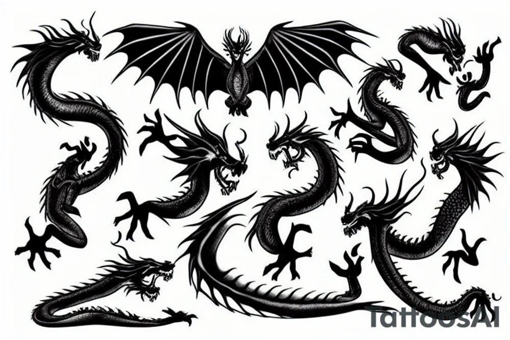 dragon tattoo idea
