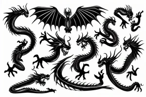 dragon tattoo idea