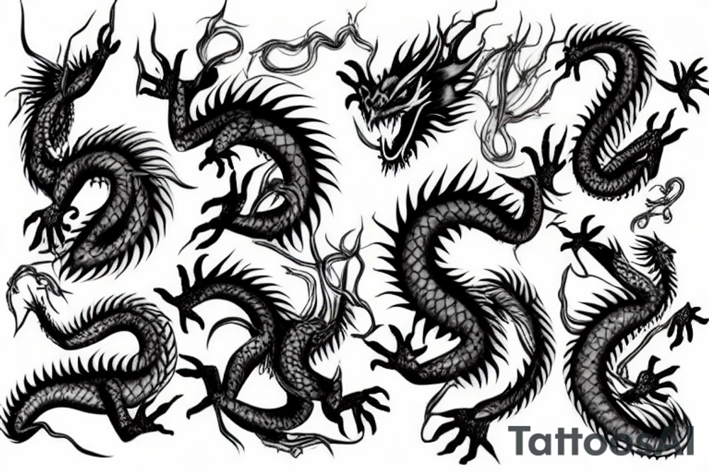 dragon tattoo idea
