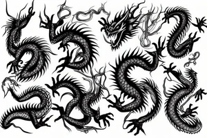 dragon tattoo idea