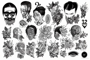 unusual, 300 iq tattoo, intellectual tattoo idea