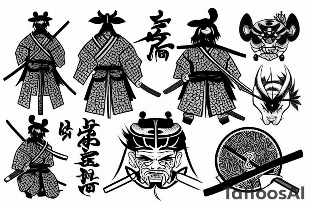 samurai tattoo idea