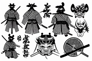 samurai tattoo idea