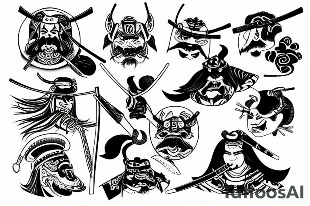 samurai tattoo idea