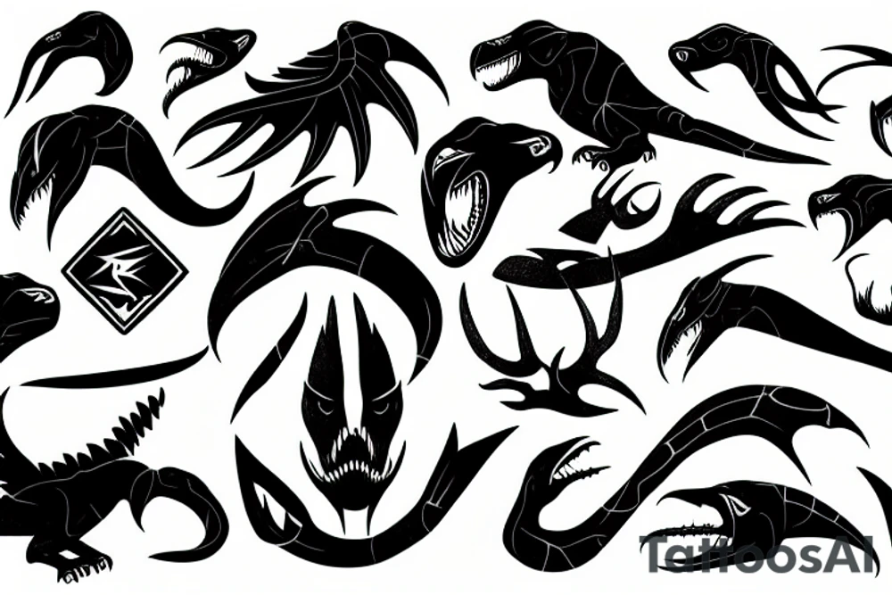 raptor claw tattoo idea