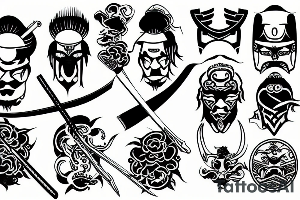 samurai tattoo idea