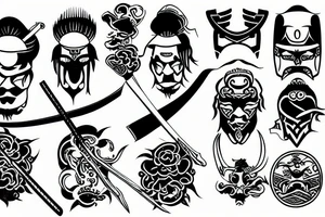samurai tattoo idea