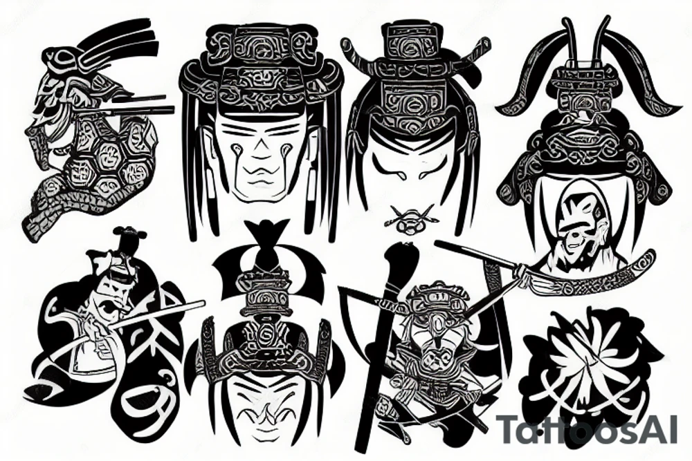 samurai tattoo idea