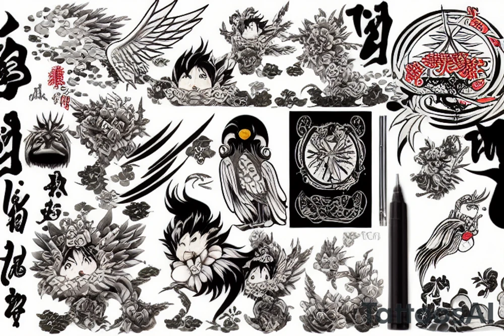 Phoenix tattoo idea