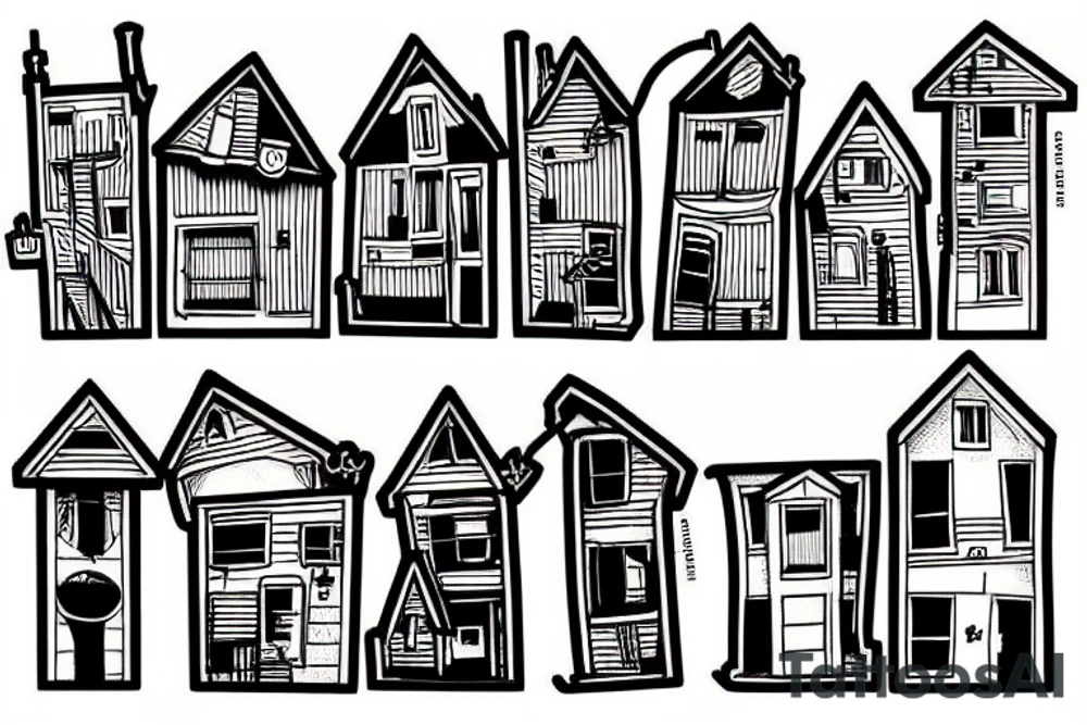 housing crisis tattoo idea