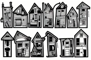 housing crisis tattoo idea