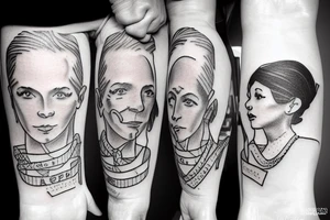 wealth gap tattoo idea