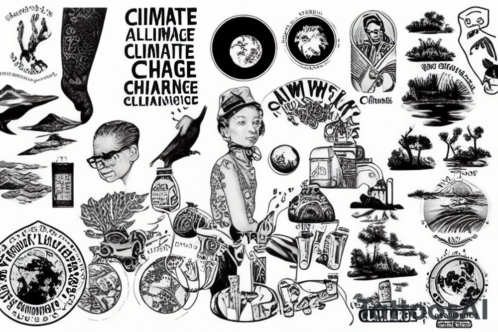 climate change tattoo idea