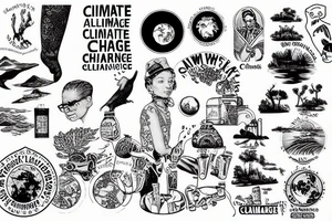 climate change tattoo idea
