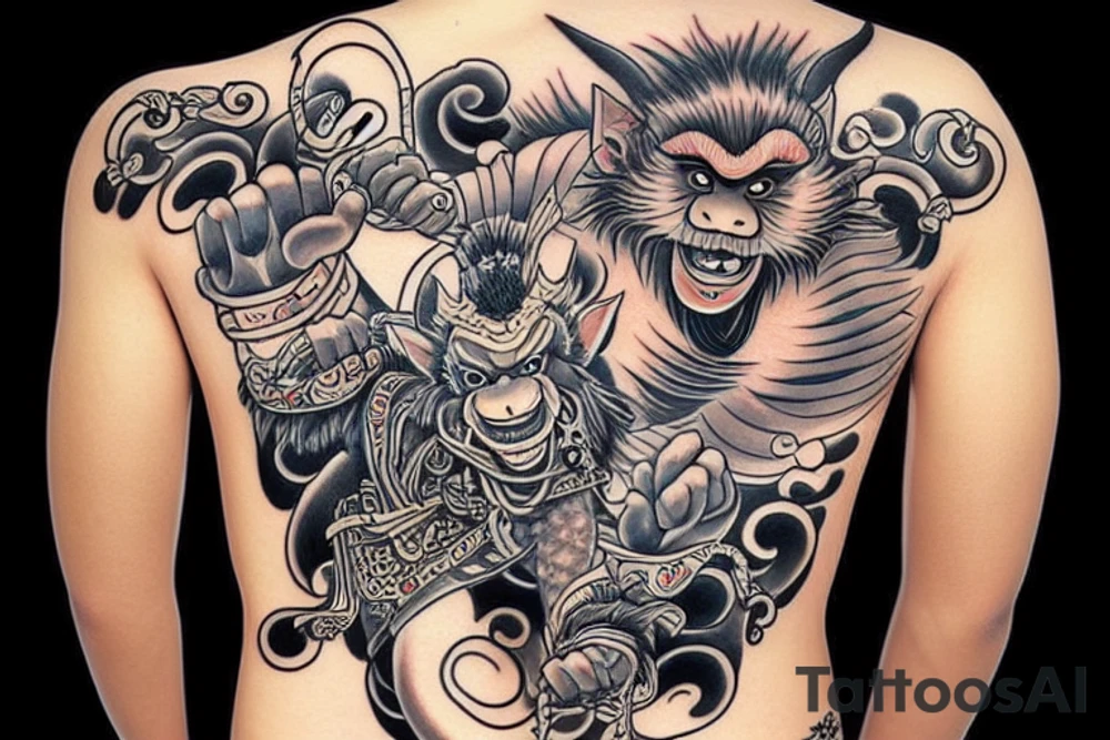 Monkey King tattoo idea