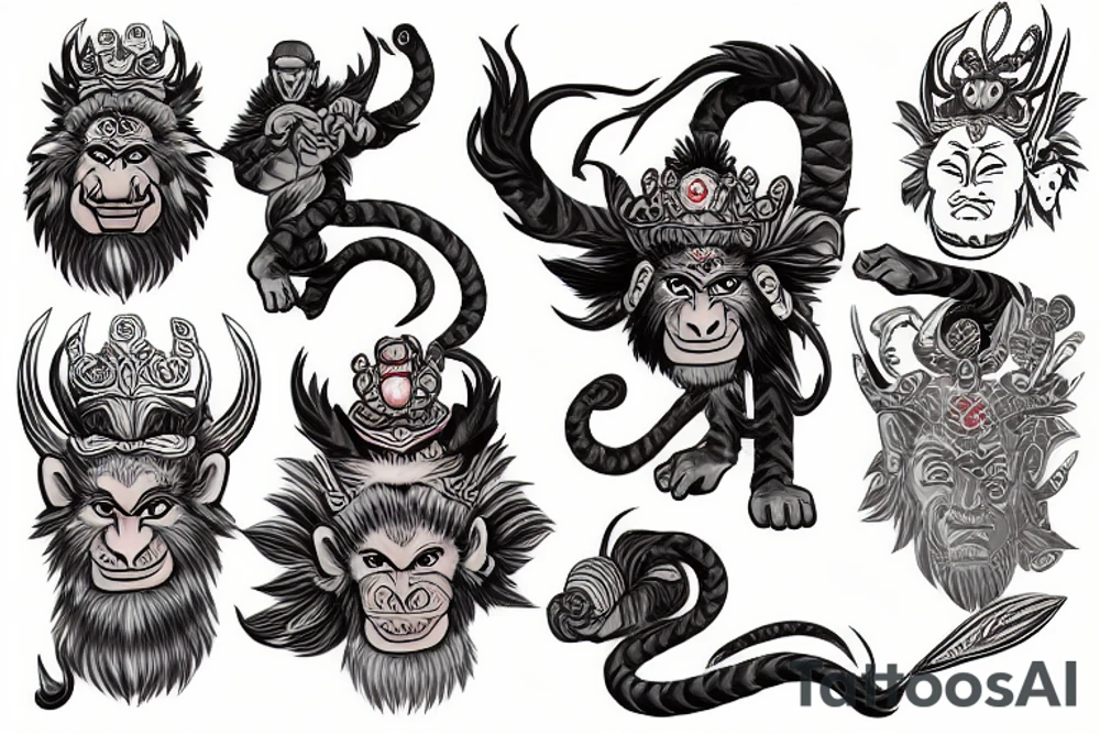 Monkey King tattoo idea