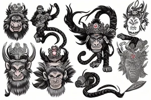 Monkey King tattoo idea