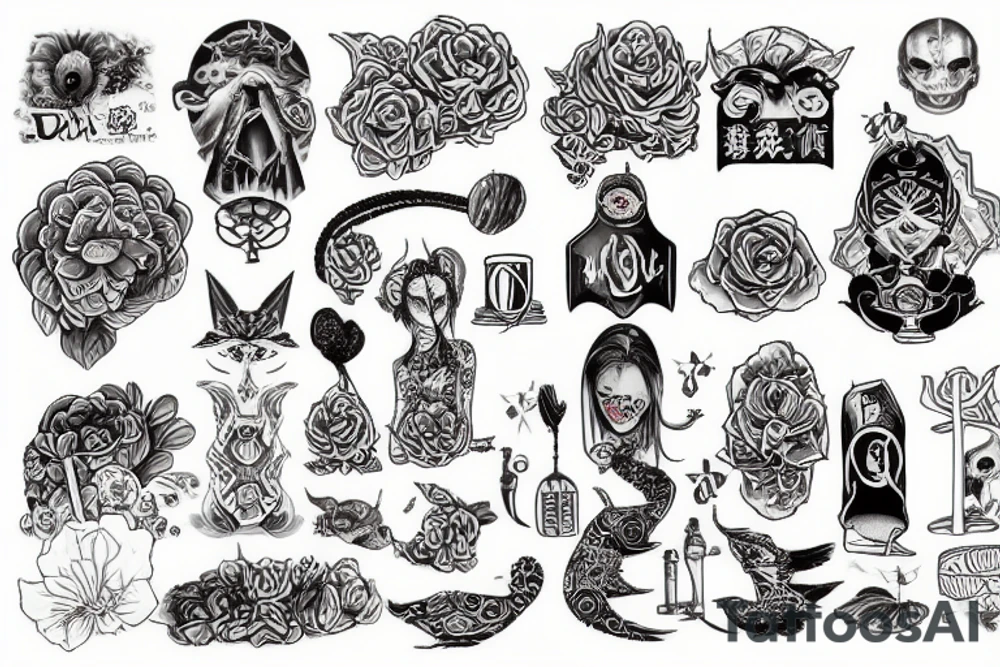 Аниме мужик брутальнй tattoo idea