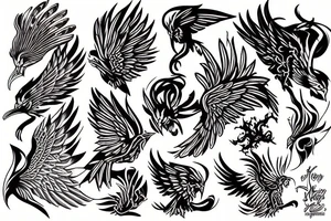 Phoenix tattoo idea