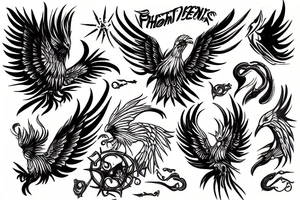 Phoenix tattoo idea