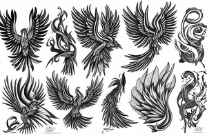 Phoenix tattoo idea