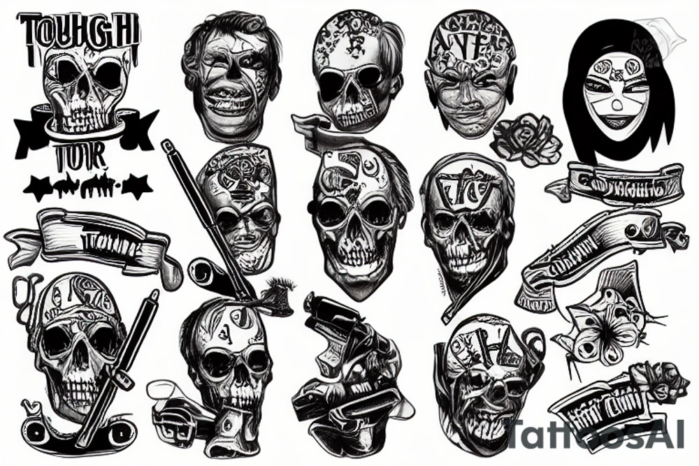 tough on crime tattoo idea