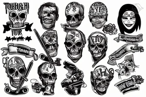 tough on crime tattoo idea