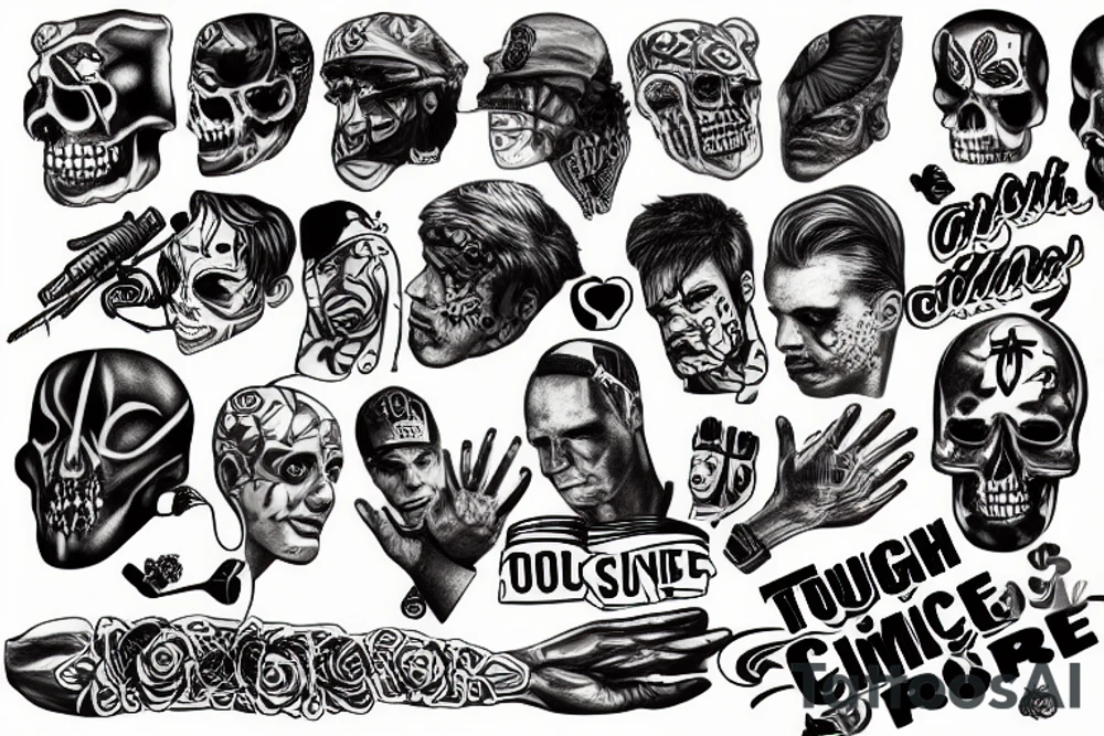 tough on crime tattoo idea