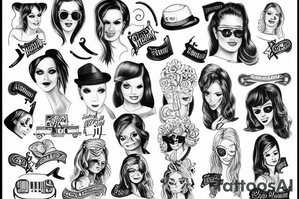 two trailer park girls go round the outside tattoo idea