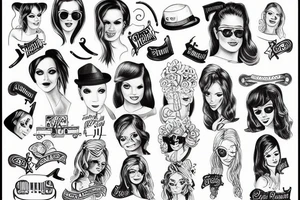 two trailer park girls go round the outside tattoo idea