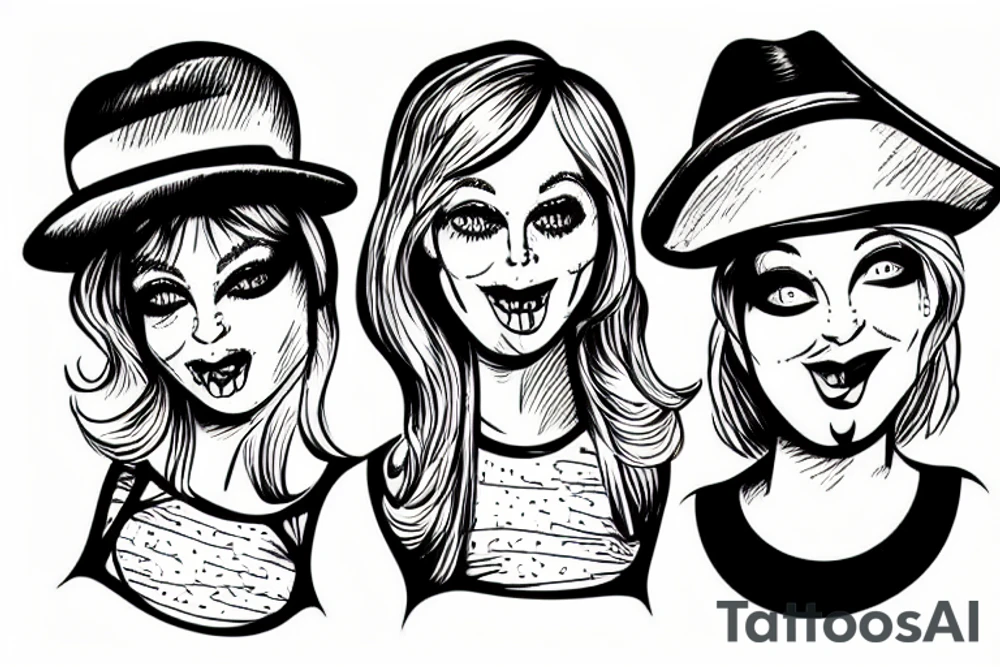 two trailer park girls go round the outside tattoo idea