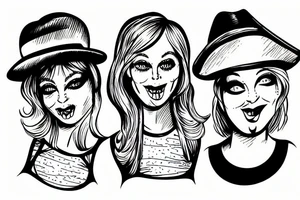 two trailer park girls go round the outside tattoo idea