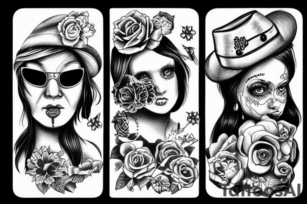 two trailer park girls go round the outside tattoo idea